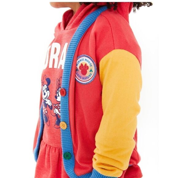 Nwt Disney Girls Minnie Mouse Cardigan - Picture 12 of 13